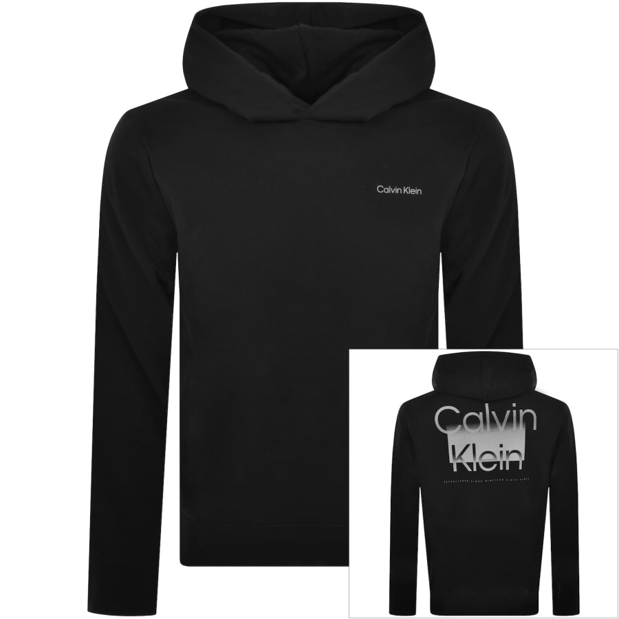 Calvin Klein Logo Hoodie Black